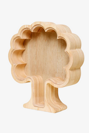 Wooden Savings Money Tree Coin Bank