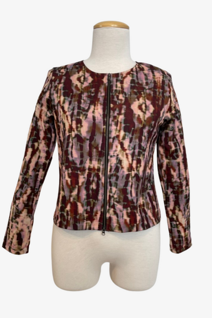 Betz Jacket in Corteccia Print Fabric