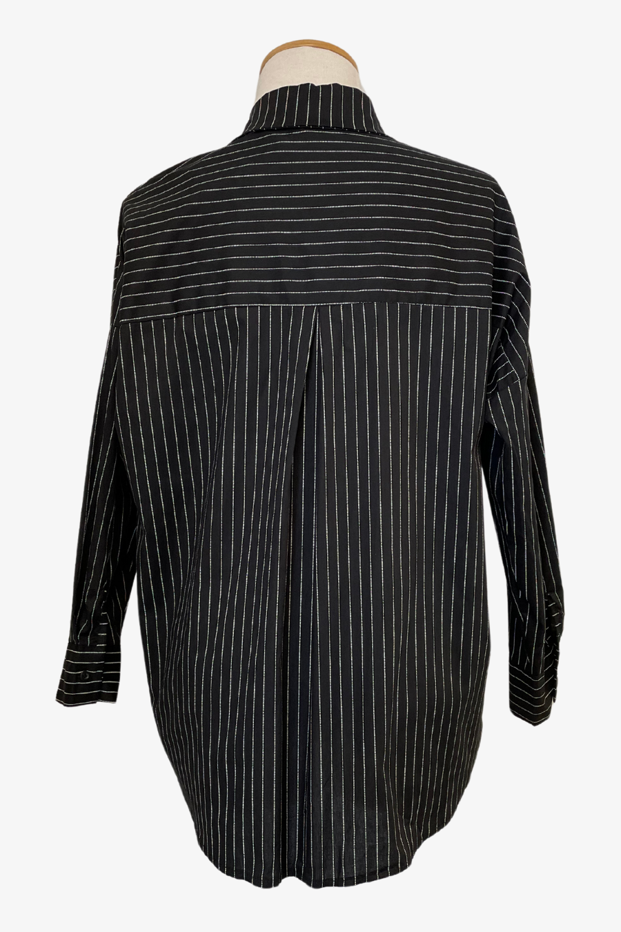 Stripe Boyfriend Cotton Shirt