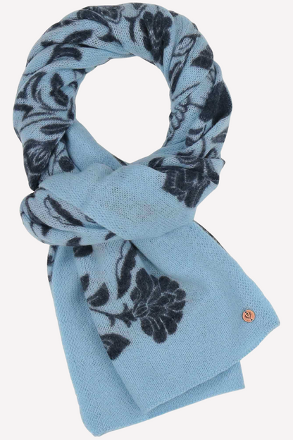 Knitted Wool Stole with Animal and Plant motif-COMING SOON