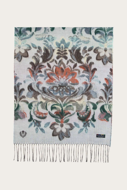 Cashmink-Romantic Floral and Vine Design Scarf