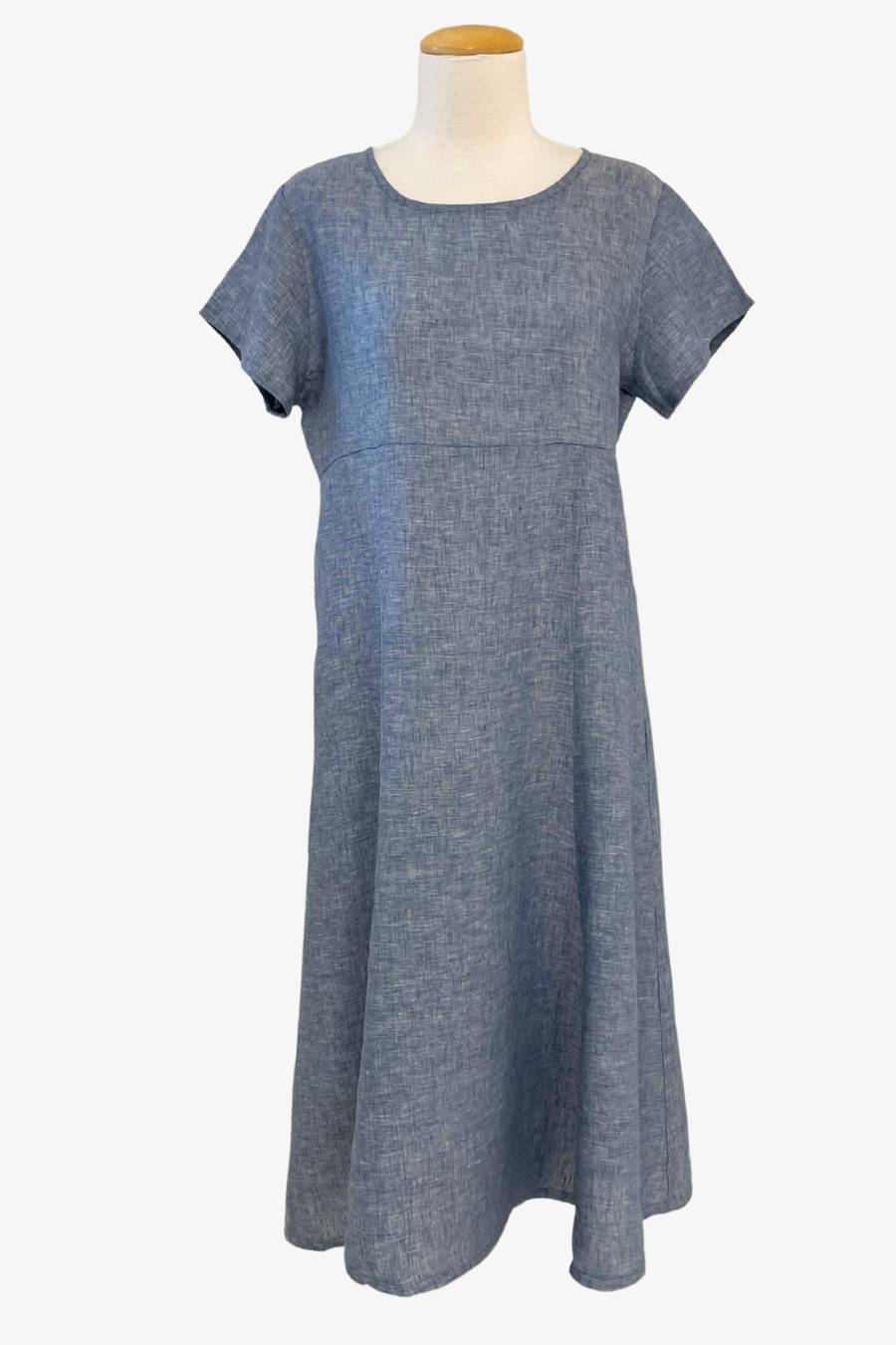 Britta Dress in Cross Dyed Linen