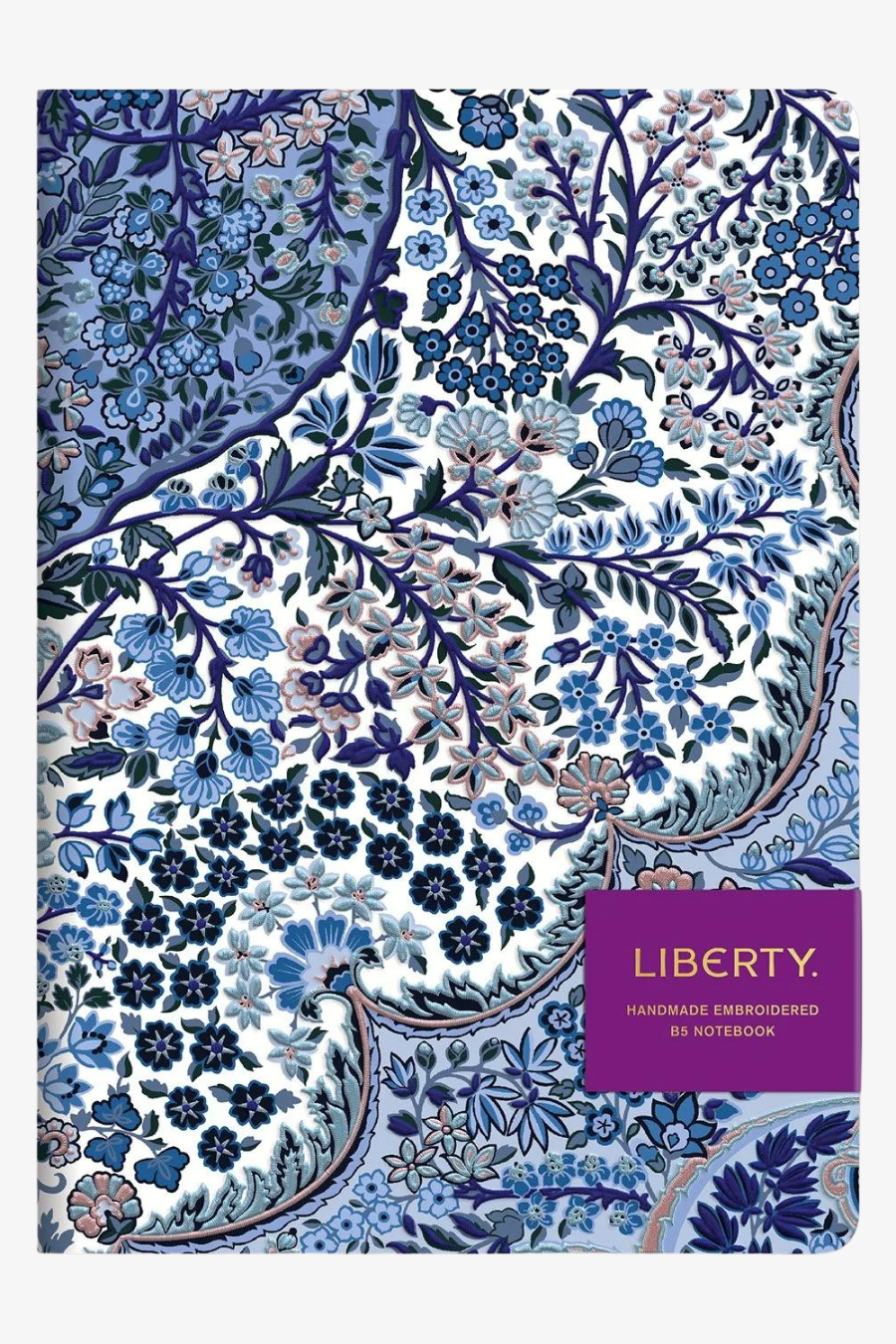 Liberty Tanjore Gardens B5 Handmade Embroidered Journal