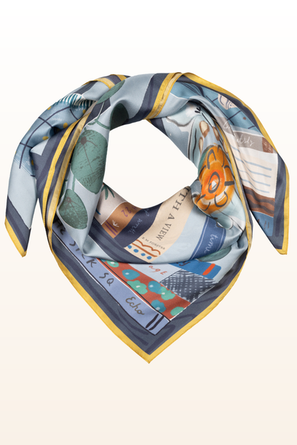 Bookworm Silk Square-COMING SOON
