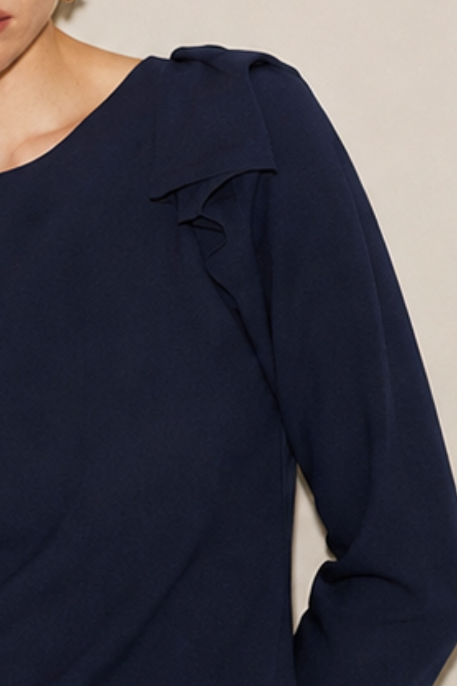 Bao Dress in Navy