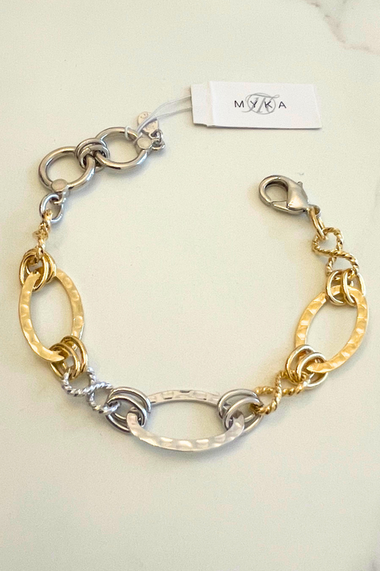 Emilia Two-Tone Bracelet