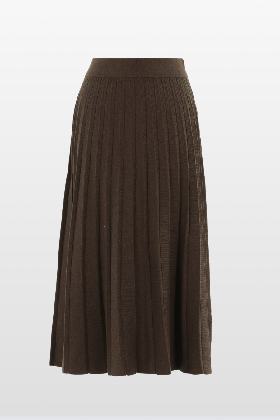 Pleated A-line Skirt