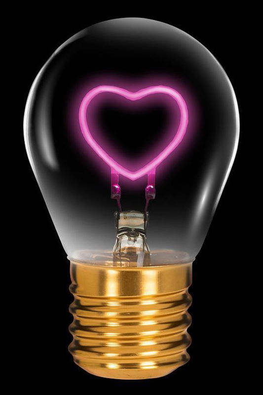 Heart Neon LED Lightbulb-COMING SOON