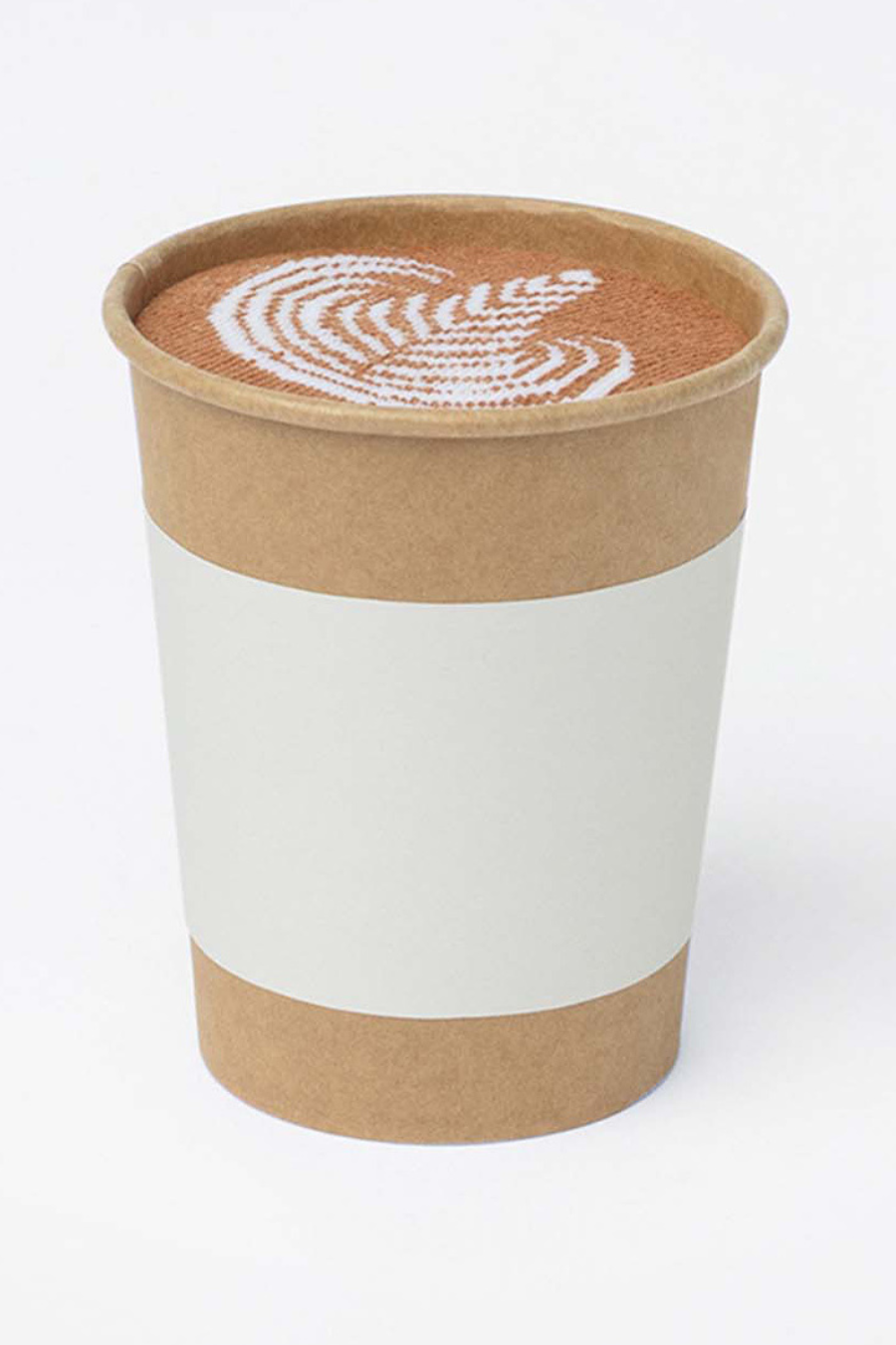 Unisex Cafe Latte Sock-3D Packaging