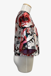 Calla Jacket in Rosa Print Taffeta