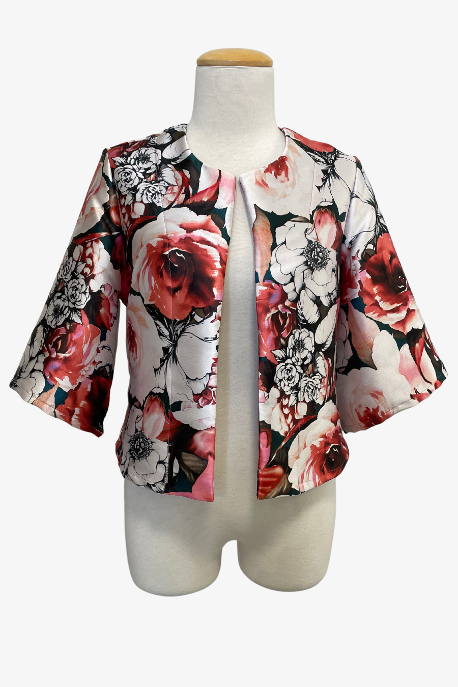 Calla Jacket in Rosa Print Taffeta