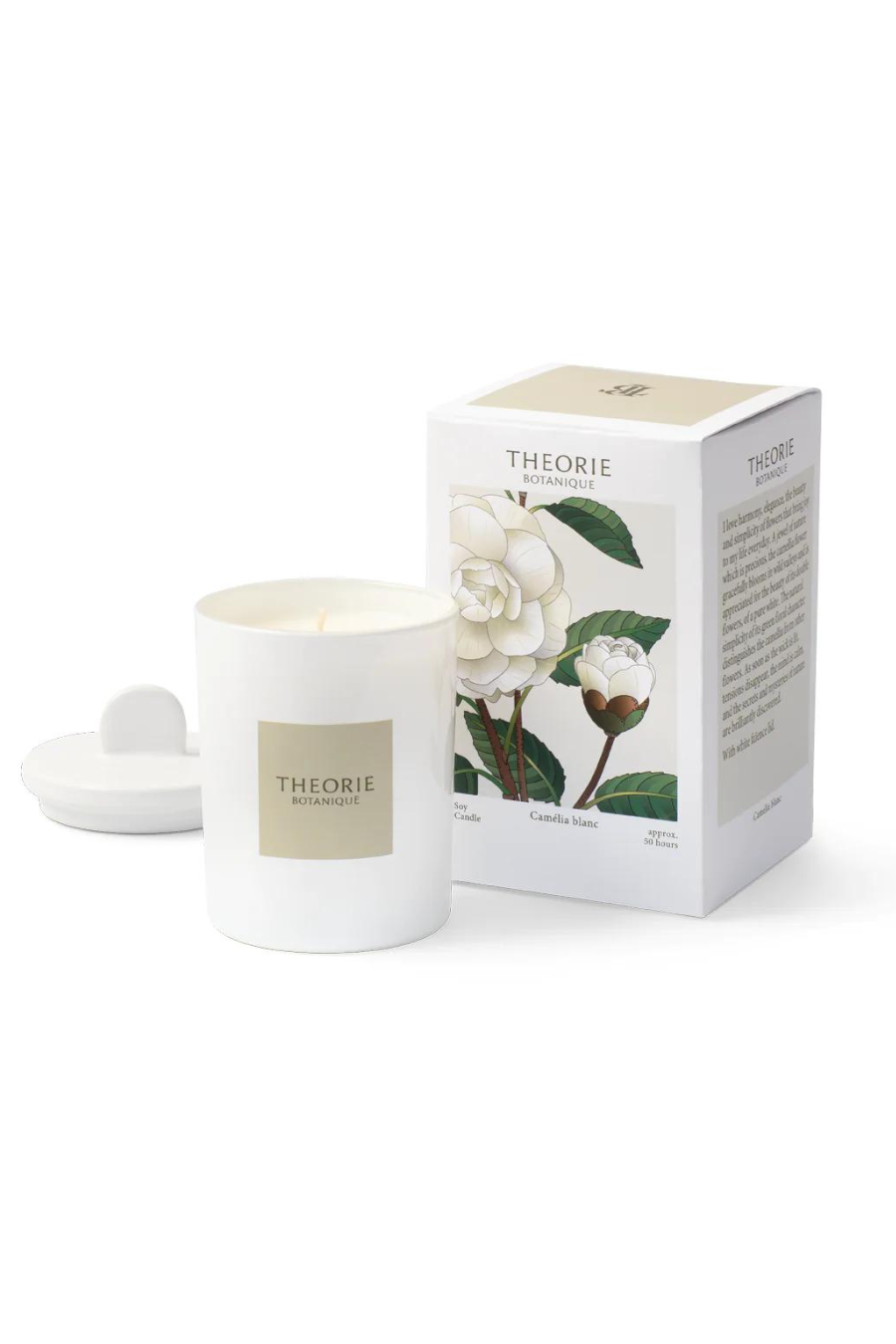 Theorie Botanique White Camellia  50hr Soy Candle