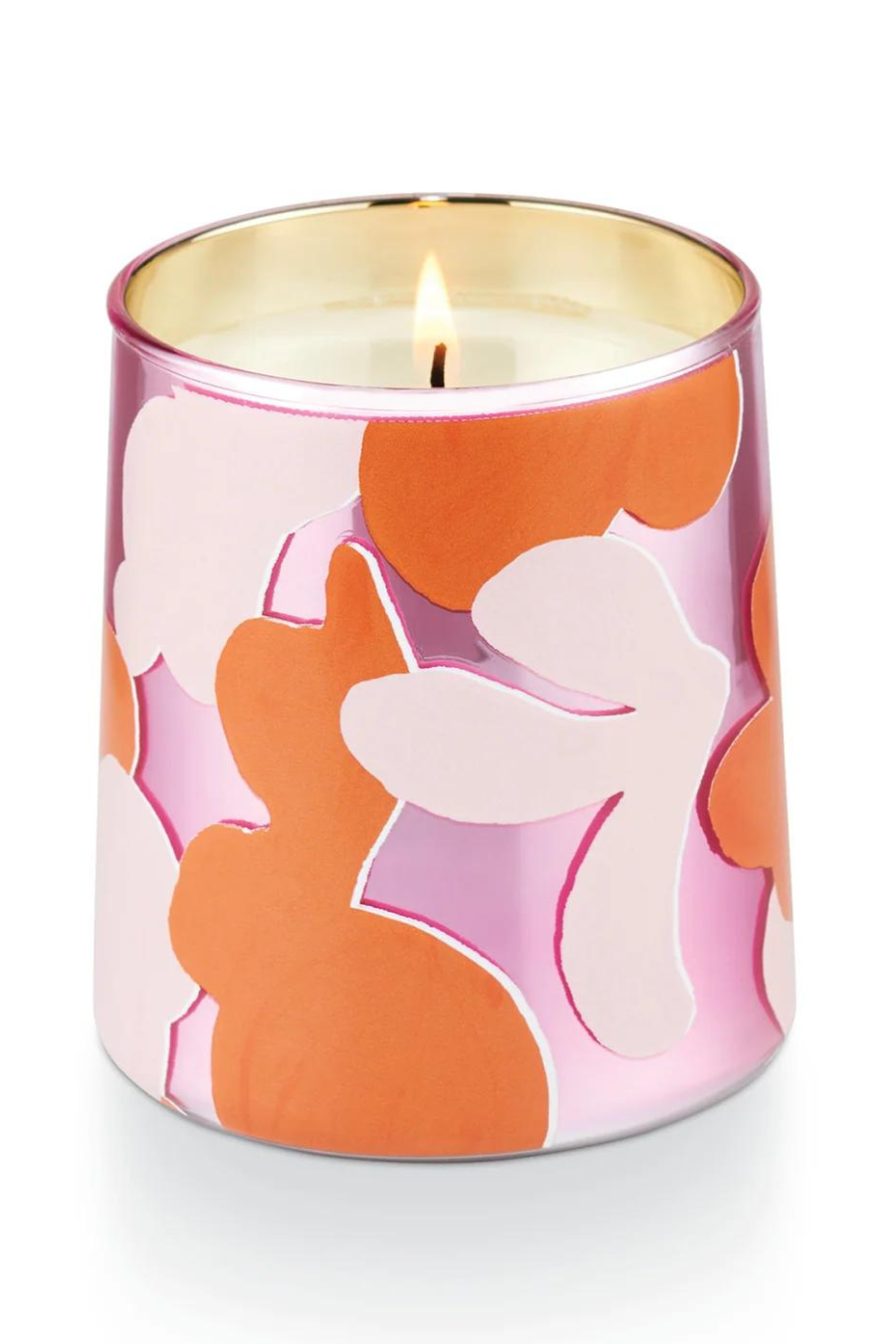 Pink Pepper Fruit Pearl Glass Candle LOCLA PICK UP ONLY