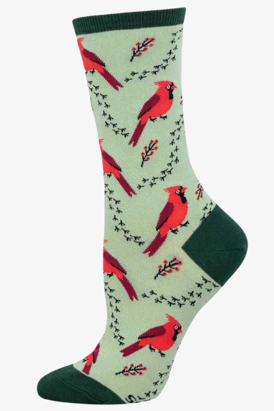 Ladies Cardinal Tracks Socks