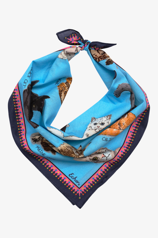 Nine Lives Cotton Bandana