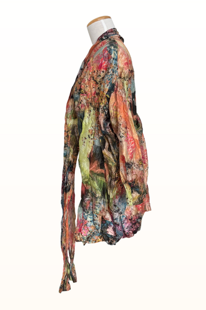 Cavendish Artist Jacket in Giverny "Monet" Print Polyester-Size Medium ONLY