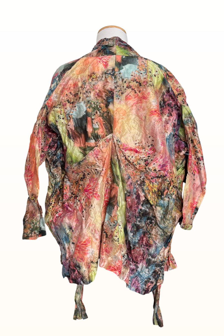 Cavendish Artist Jacket in Giverny "Monet" Print Polyester-Size Medium ONLY