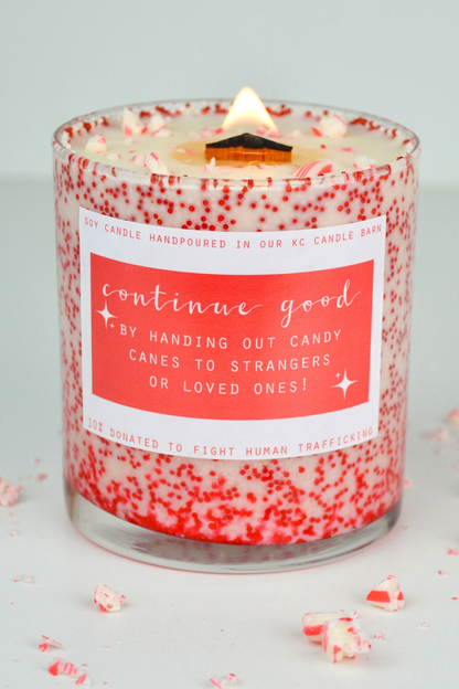 Candy Cane Candle in a Sprinkled Jar!-COMING SOON