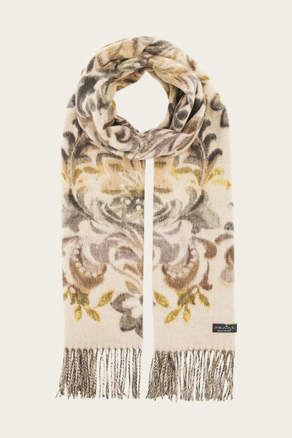 Cashmink-Romantic Floral and Vine Design Scarf