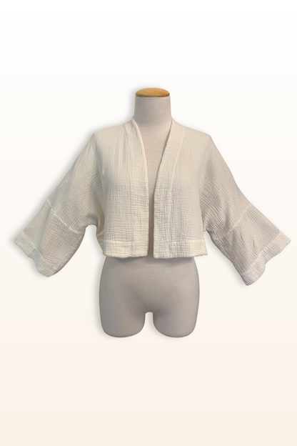 Lotus Cardigan in Cotton Gauze