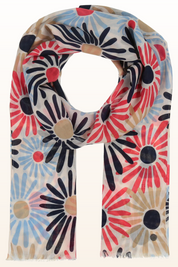 Daisy Power Cotton Scarf