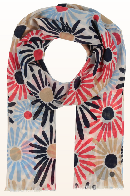 Daisy Power Cotton Scarf