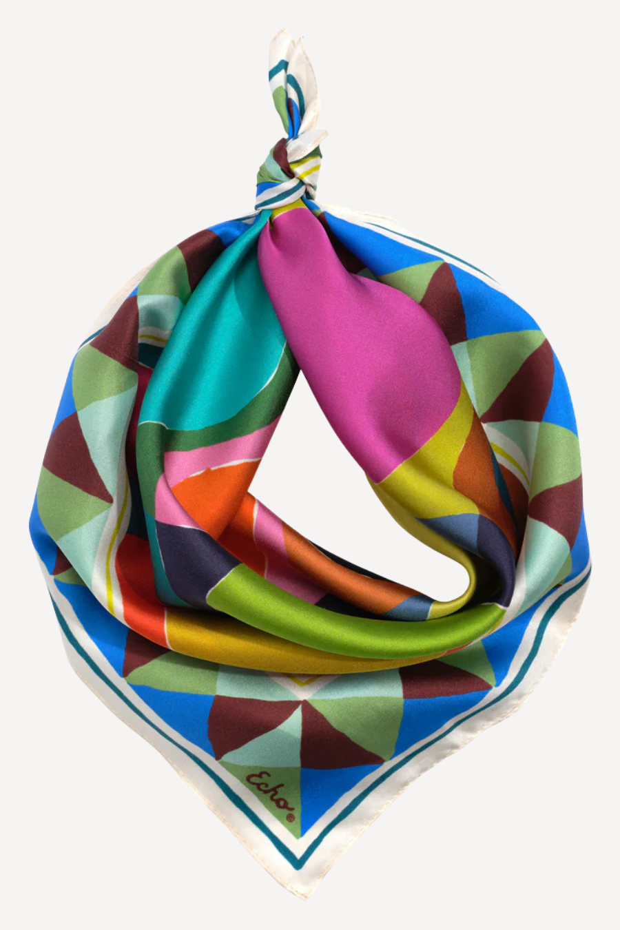 Painted Dots Silk Bandana
