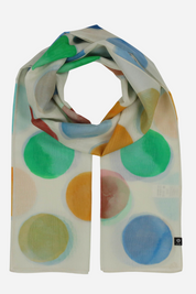 Summer Dots Cotton Oblong Scarf