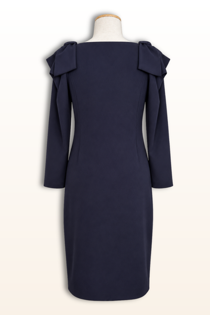 Bao Dress in Navy