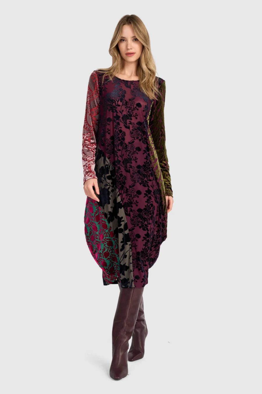 Cut Velvet Dress