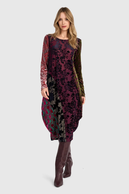 Cut Velvet Dress