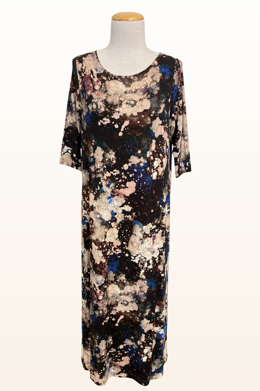 Pietra Dress in Galassia Jersey-Size Small ONLY