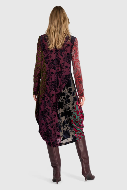 Cut Velvet Dress