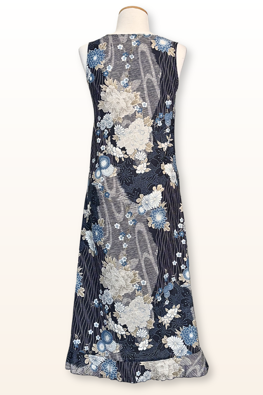 Chloe Dress in in Fiori Blu Print