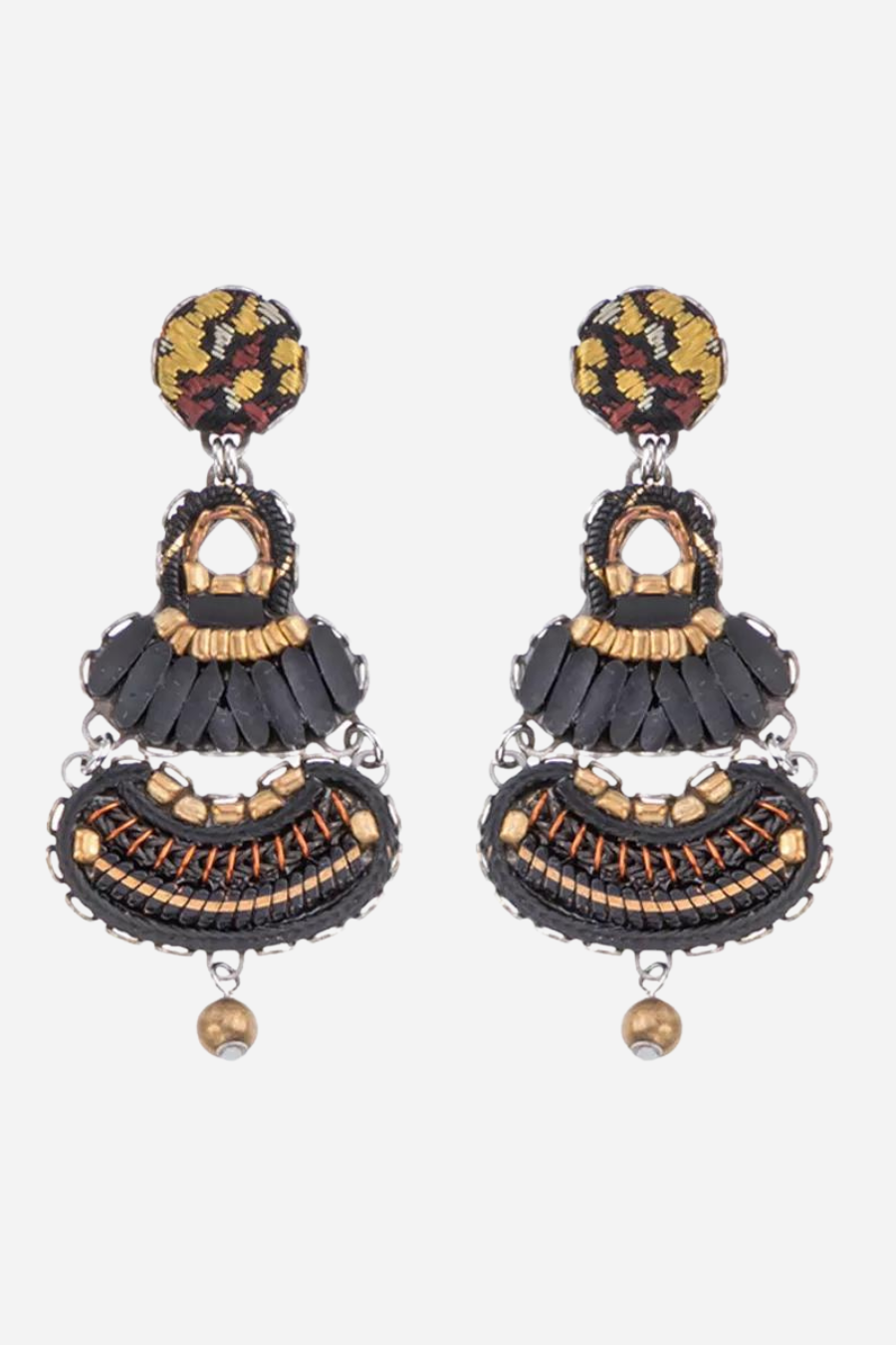 Alistair Earrings-Ayala Bar Royalty/Indigo Collection