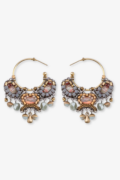 Metallic Medley Hoop Earrings