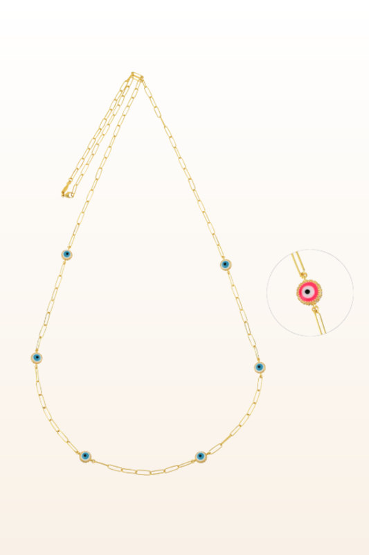 Multi Nazar 30" Necklace