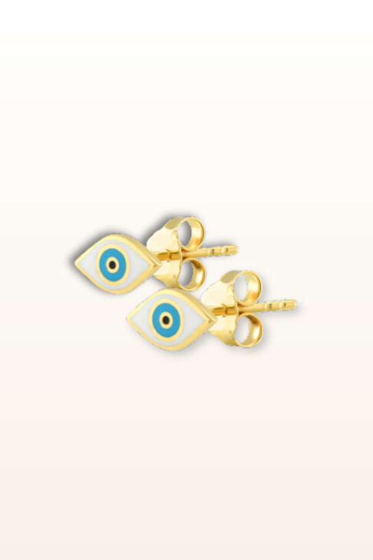 Ojo Stud Eye Earrings