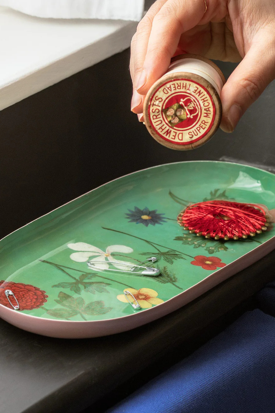 Festival of Flowers Oval Enamel Tray-COMING SOON