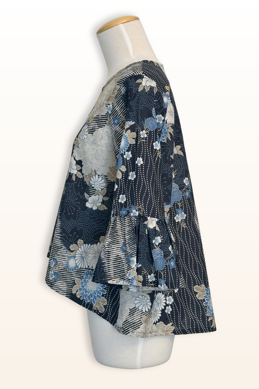 Fran Shirt in Fiori Blu Print