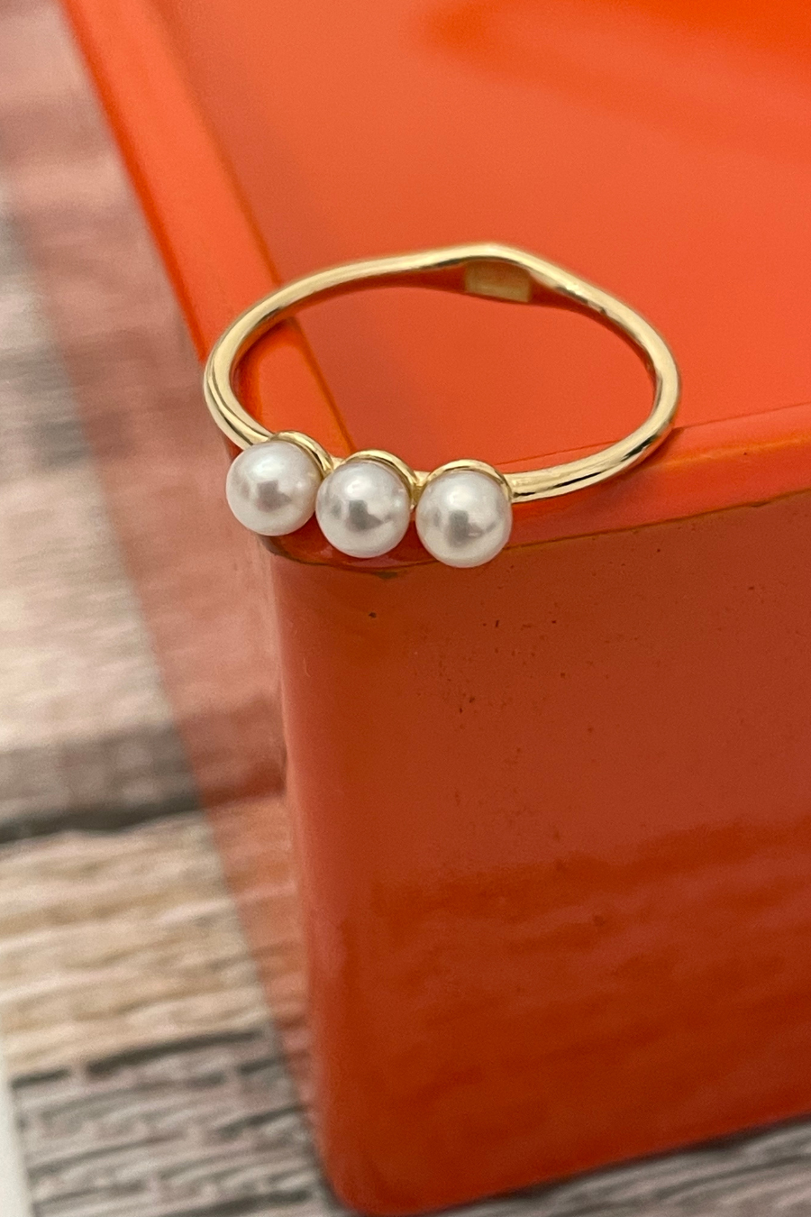 3 Pearl Ring