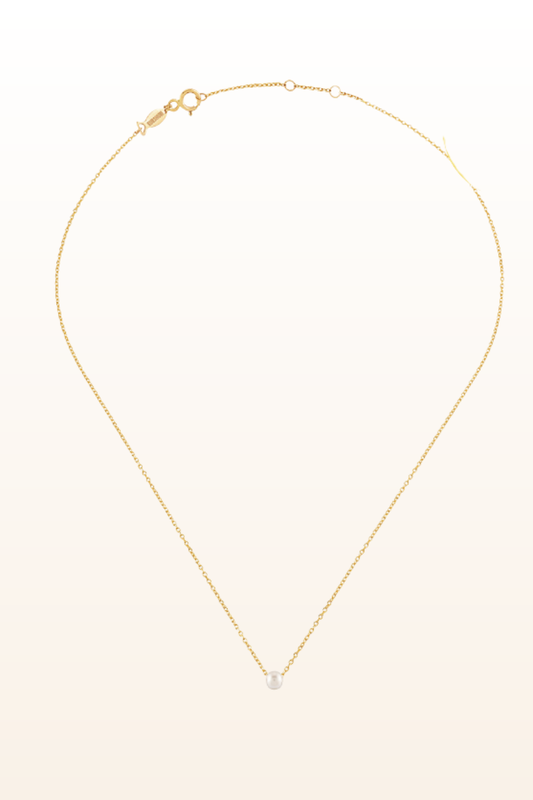 Floating 5mm Pearl Necklace