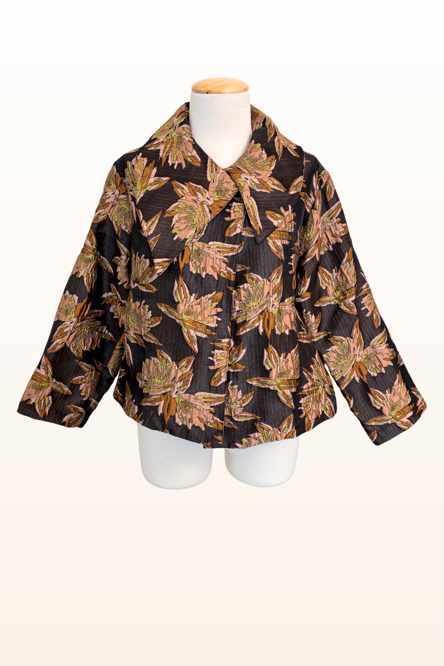 Grace Jacket in Petunia Print-Size Small ONLY