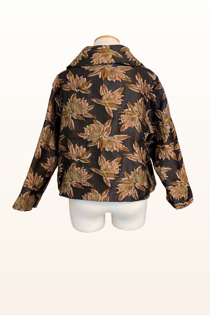 Grace Jacket in Petunia Print-Size Small ONLY