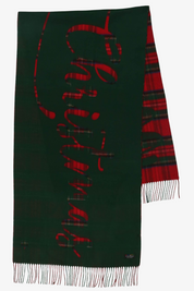 Cashmink Christmas Tartan Reversible Scarf