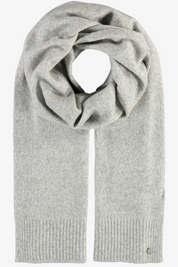 Grey Wool Blend Scarf