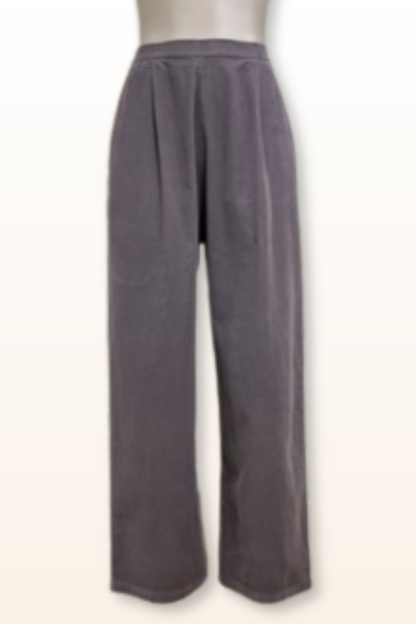 Pleated Pant in fine Cord