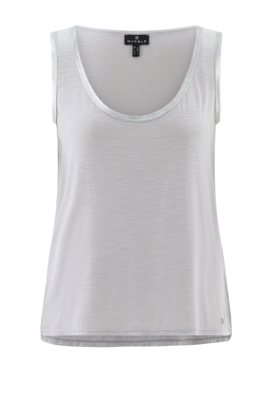 Relaxed Tank with Foil Trim Detail