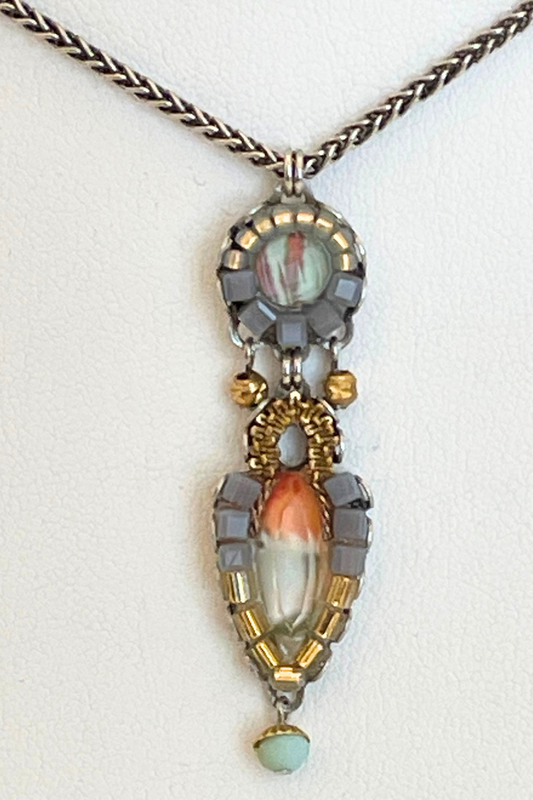 Metallic Medley Delicate Pendant