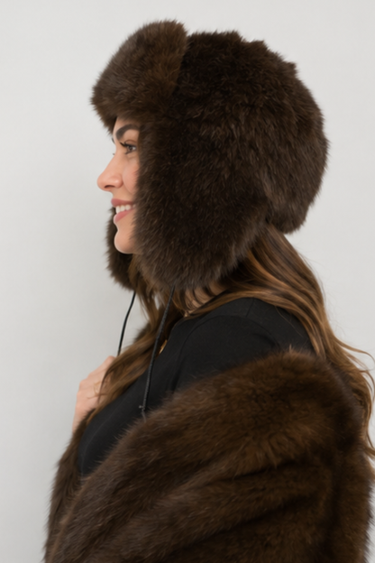 Faux fur Trapper